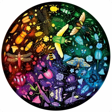 Puzzle cerc insecte 500 piese